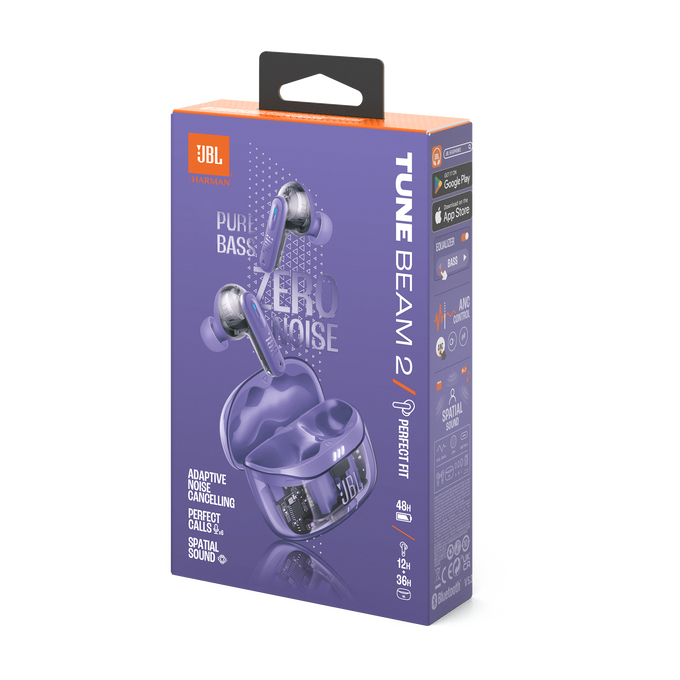 JBL Tune Beam 2 Ghost Edition - Ghost Mauve - True Wireless Noise Cancelling Earbuds - Detailshot 15 image number null